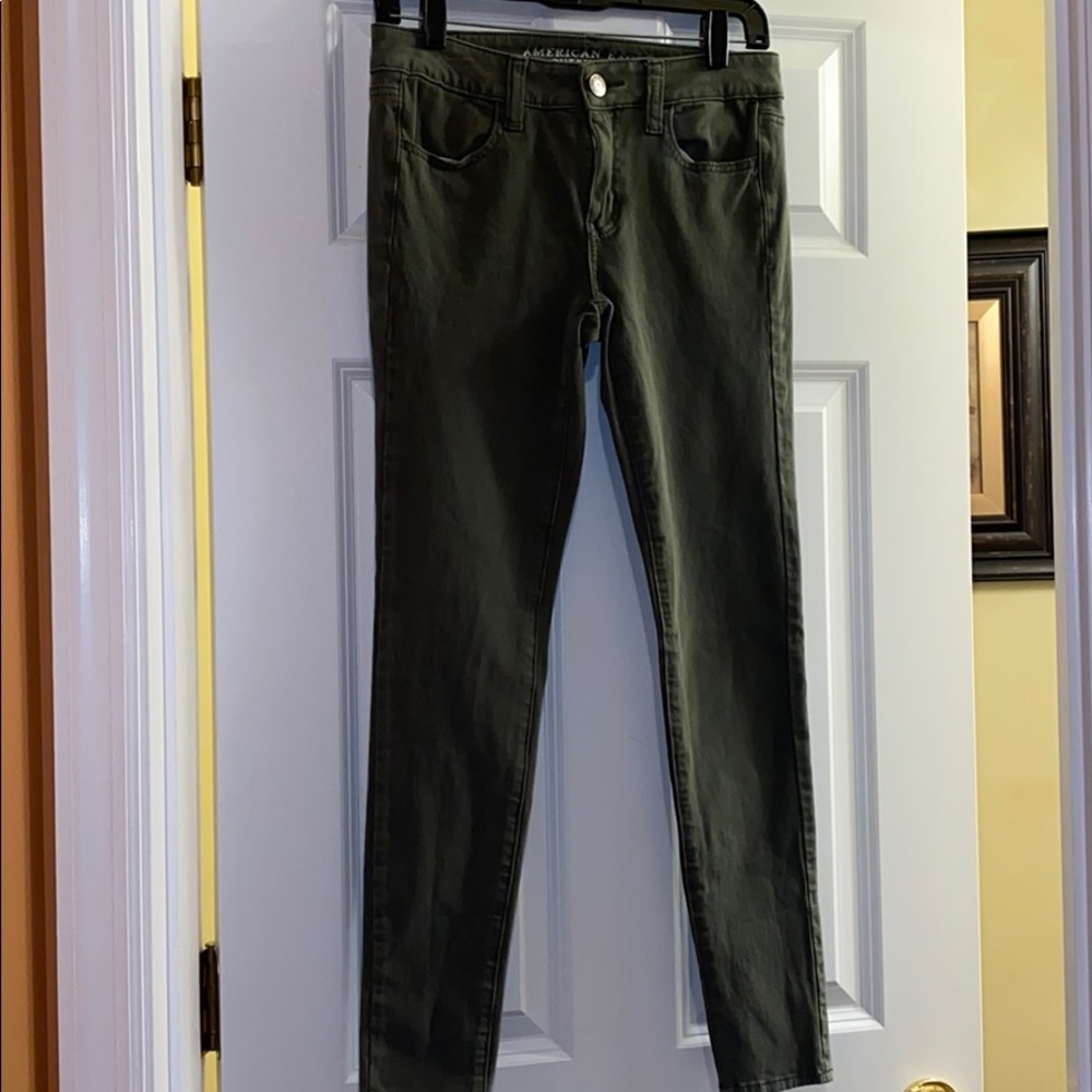 Army green AE jeans